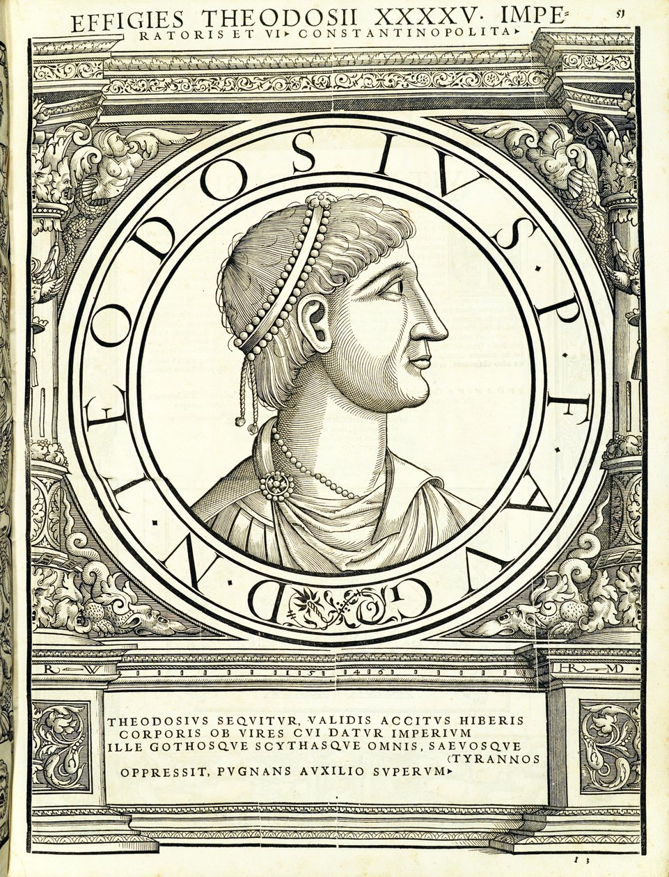 Theodosius I, illustration from 