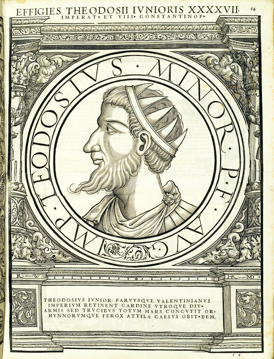 Theodosius Iunior, Illustration from 