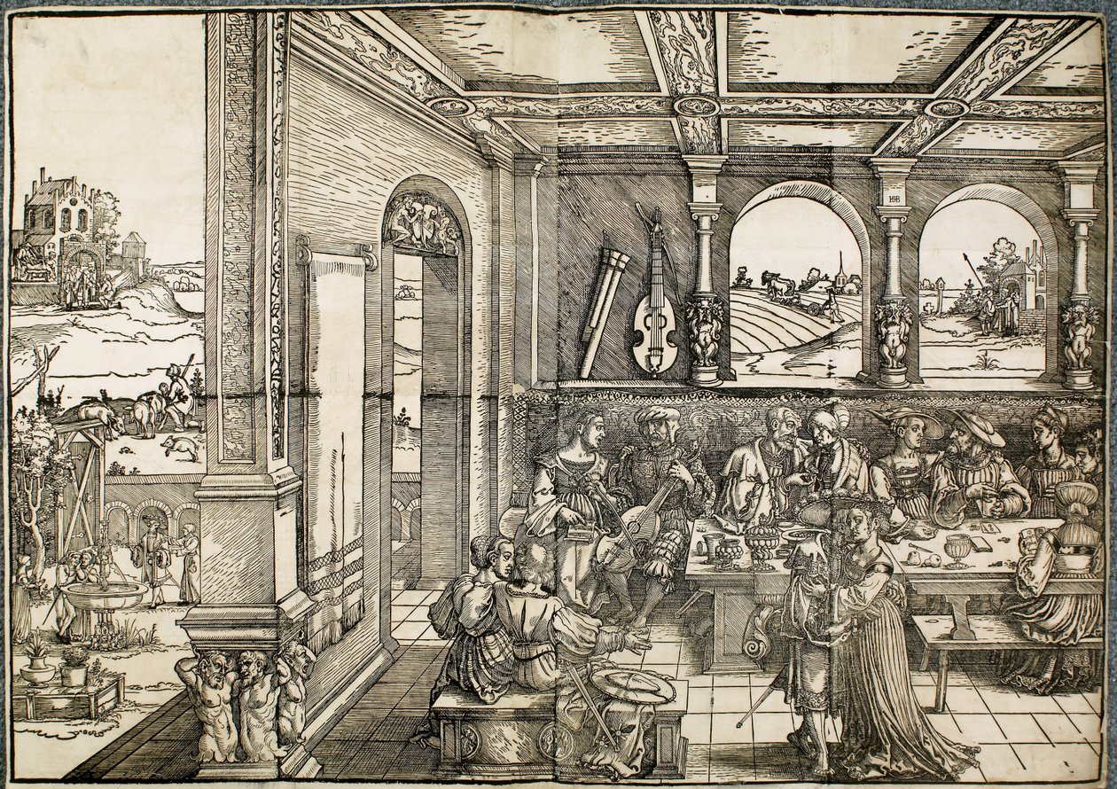 The Prodigal Son by Hans Sebald Beham