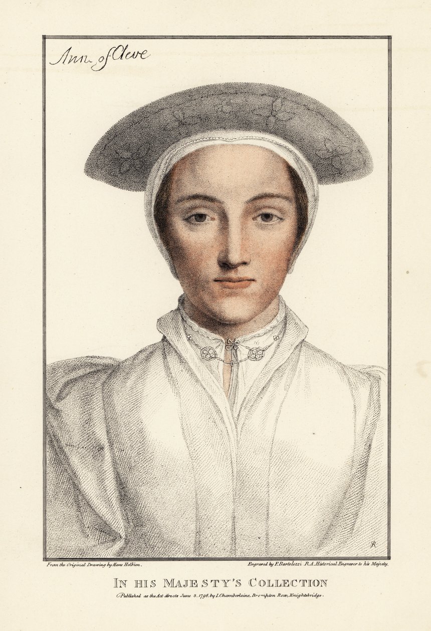Anne of Cleves, 4th wife of King Henry VIII by Hans (after) Holbein the Younger