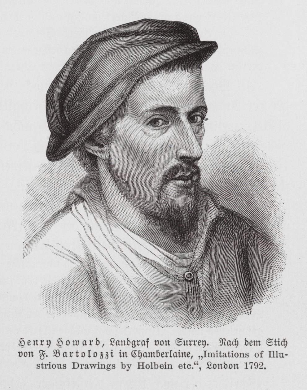 Henry Howard, Earl of Surrey, English Poet by Hans (after) Holbein the Younger