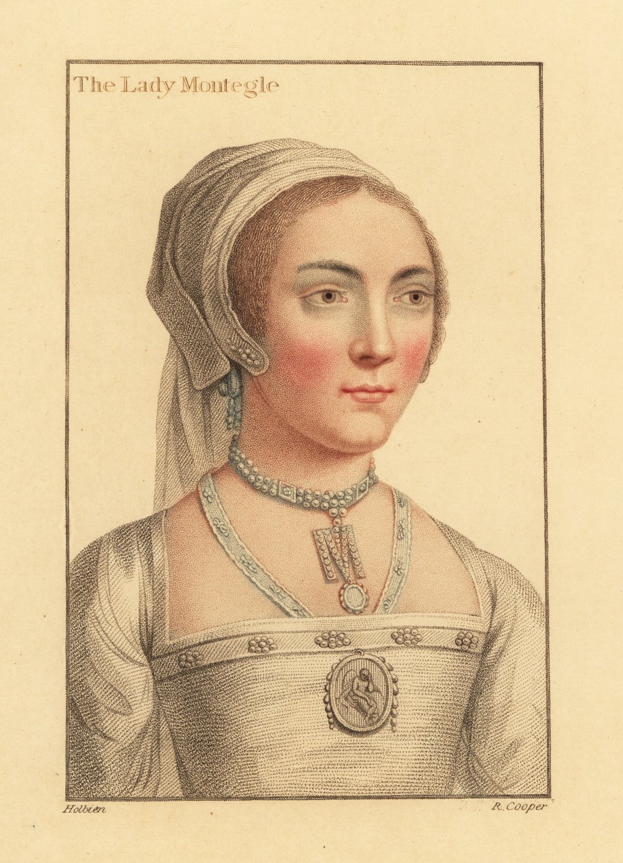 Lady Mary Brandon, Baroness Monteagle by Hans (after) Holbein the Younger