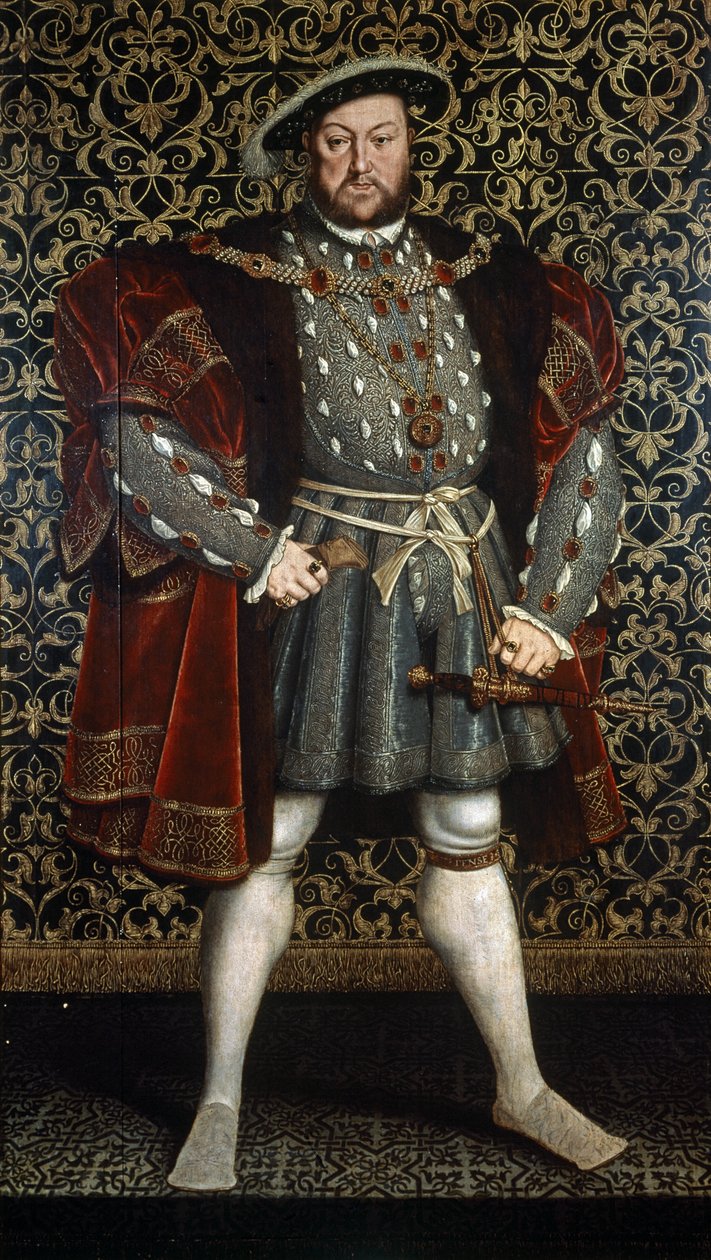 Portrait of King Henry VIII (after 1557) by Hans (after) Holbein the Younger