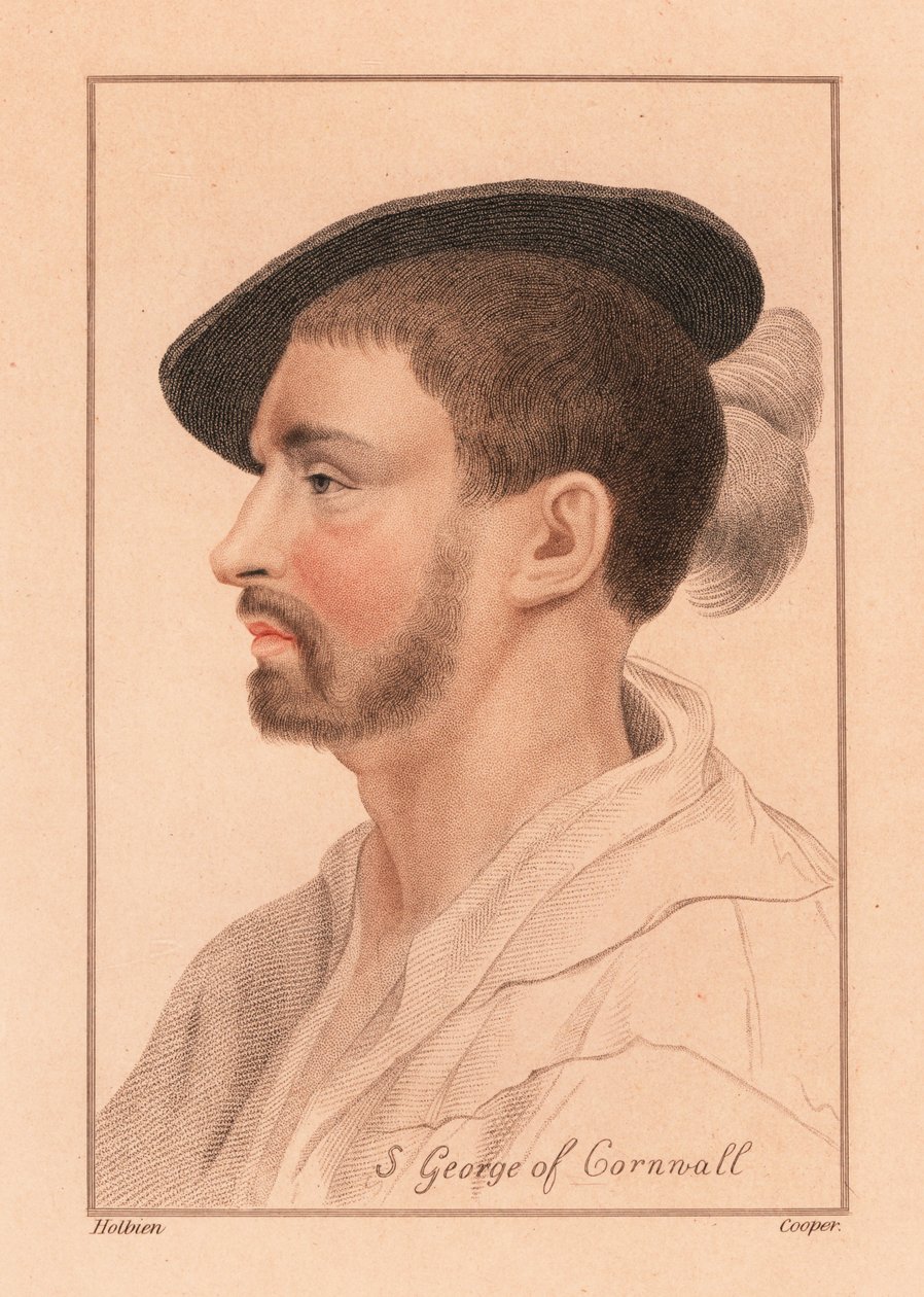 Simon George of Quocoute, Cornwall by Hans (after) Holbein the Younger