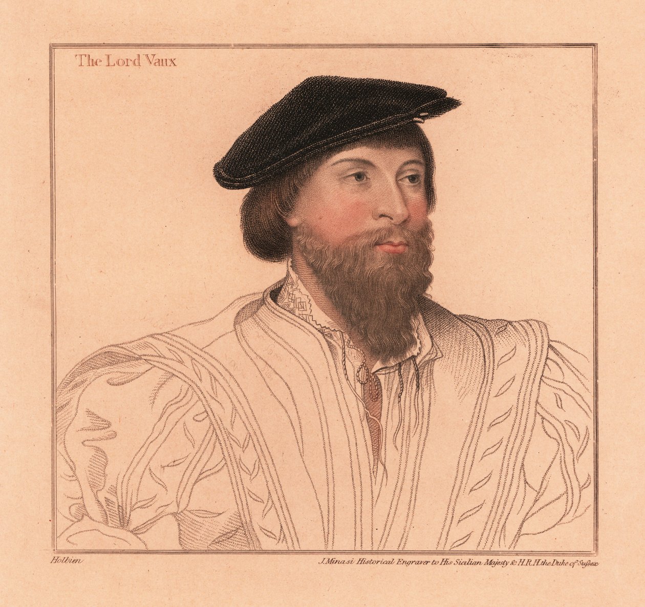 Thomas Vaux, English poet and nobleman by Hans (after) Holbein the Younger