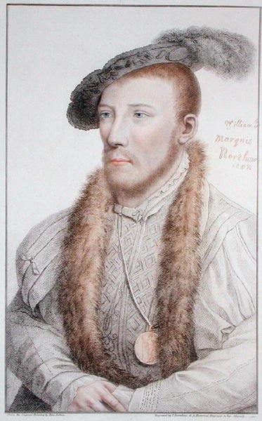 William Parr (1513-71) Marquess of Northampton, Engraved by Francesco Bartolozzi 1796 by Hans (after) Holbein the Younger