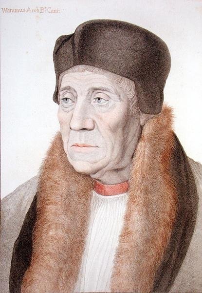 William Warham (engraved by Francesco Bartolozzi) by Hans (after) Holbein the Younger