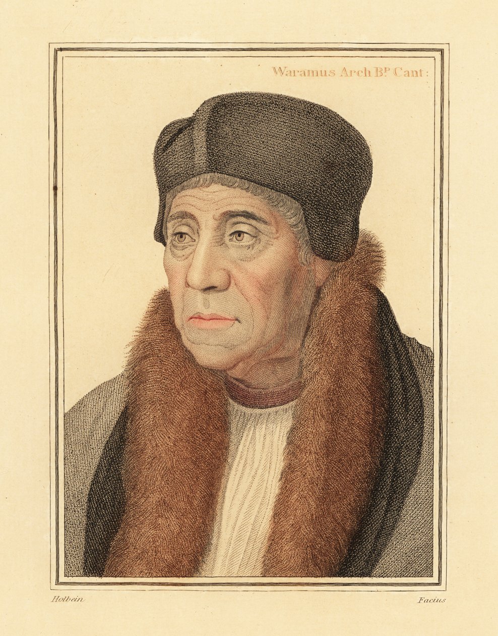 William Warham, Archbishop of Canterbury by Hans (after) Holbein the Younger