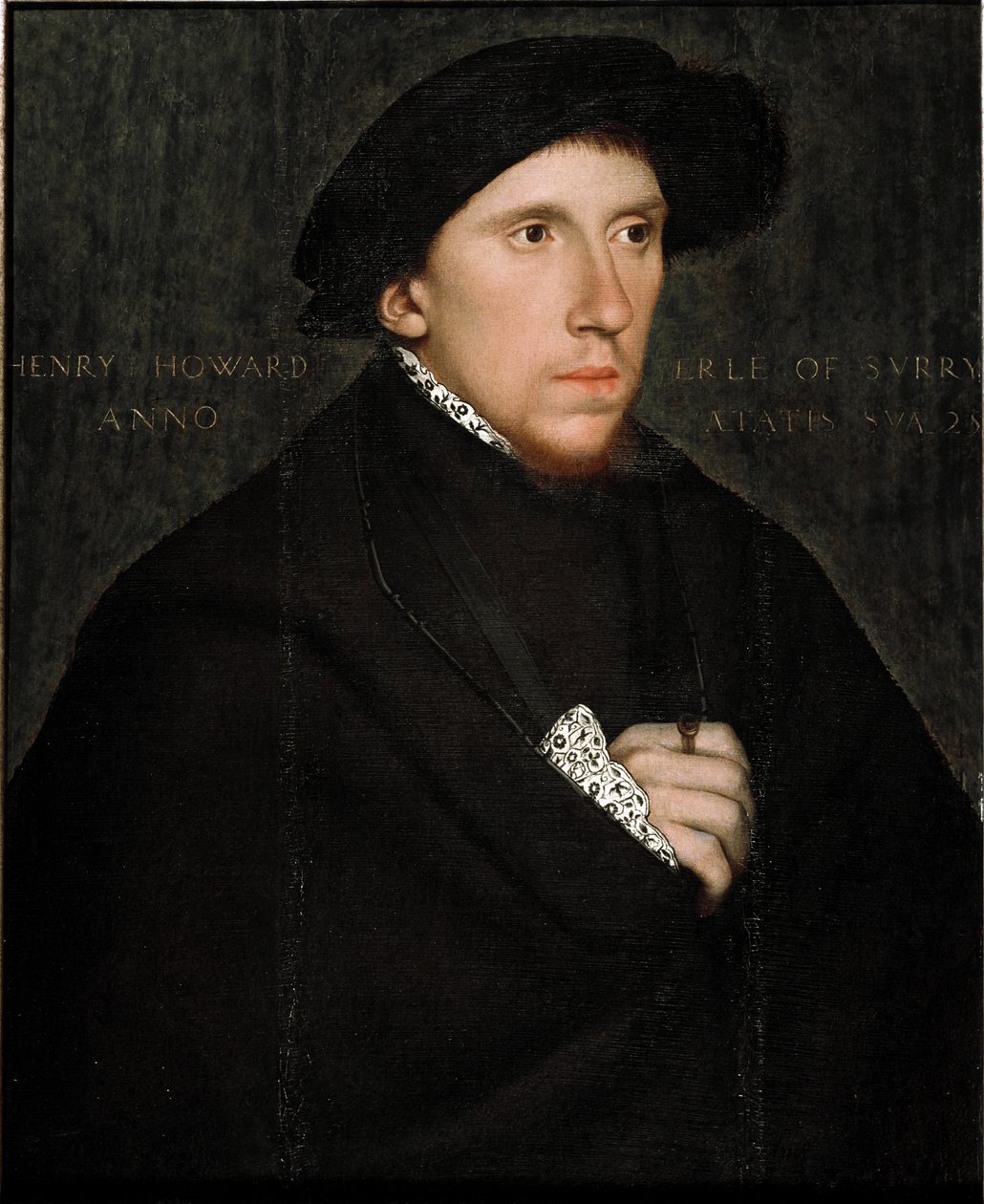 Portrait of Henry Howard, English Poet and Courtisan by Hans (school of) Holbein