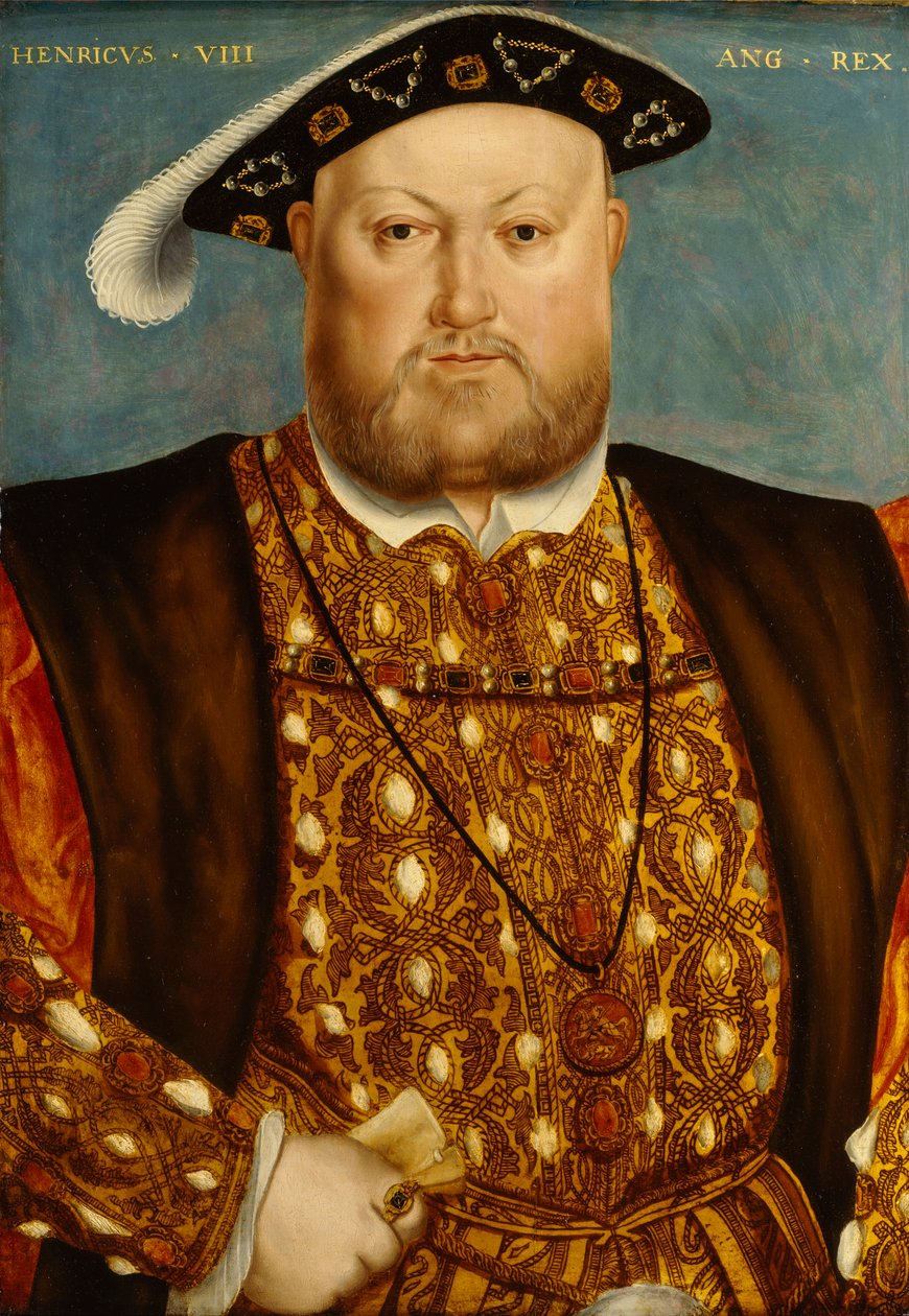Henry VIII by Hans (studio of) Holbein The Younger