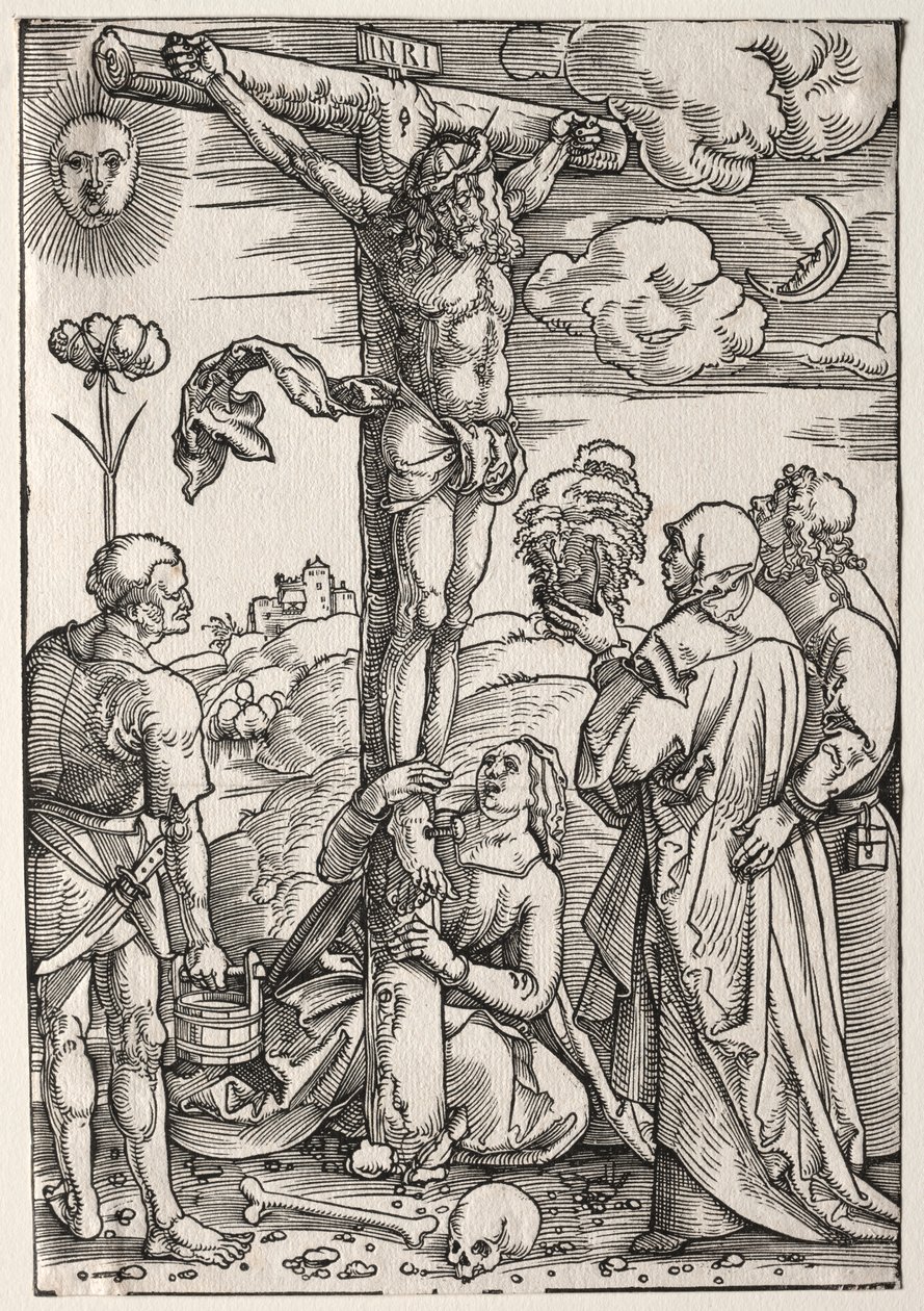 Christ on the Cross with Mary, St. John, Mary Magdalen and St. Stephen by Hans Baldung