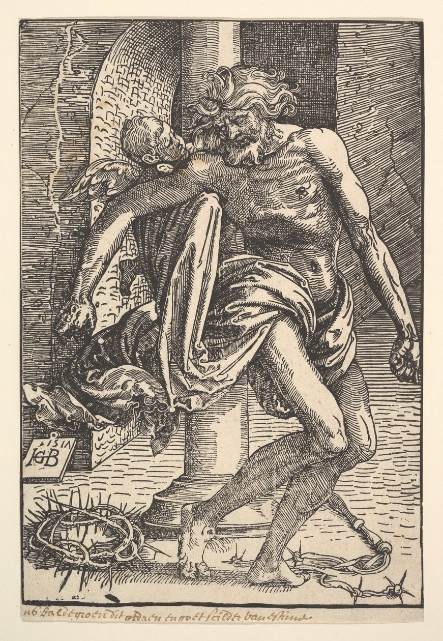 Christ with the Instruments of Torture Supported by a Little Angel