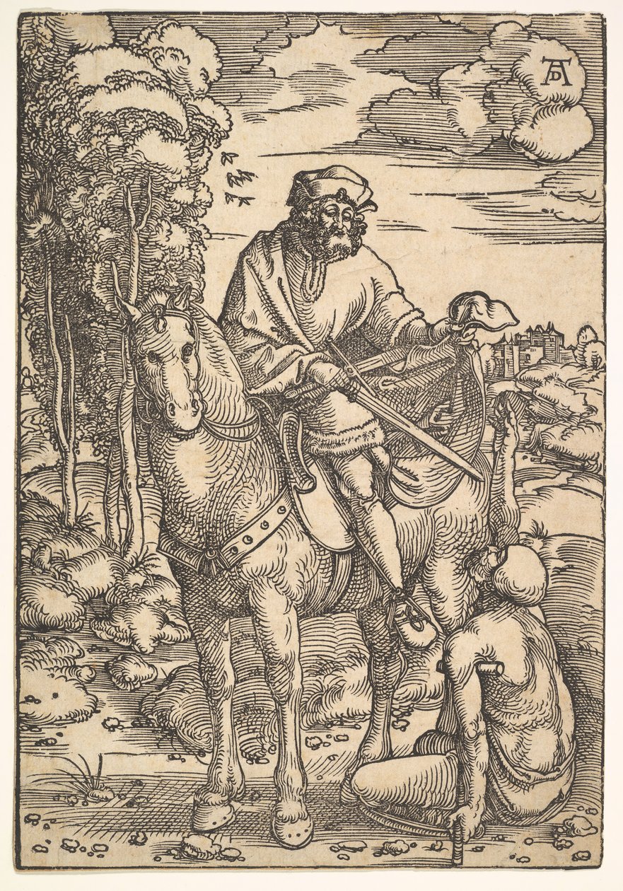 Saint Martin on Horseback, 15th-16th Century by Hans Baldung