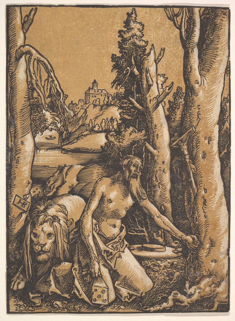 St. Jerome in the Desert, ca. 1511 by Hans Baldung
