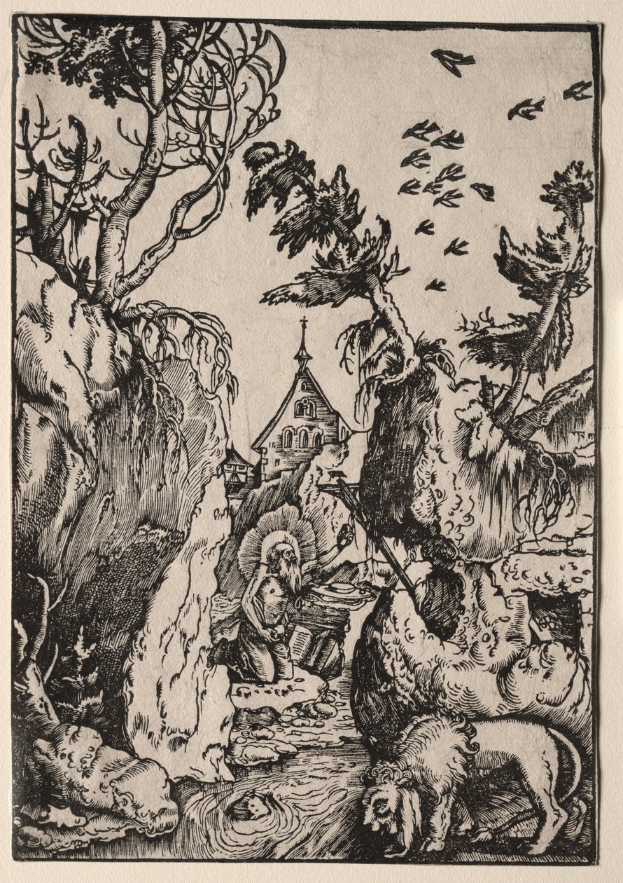 St. Jerome in the Wilderness by Hans Baldung