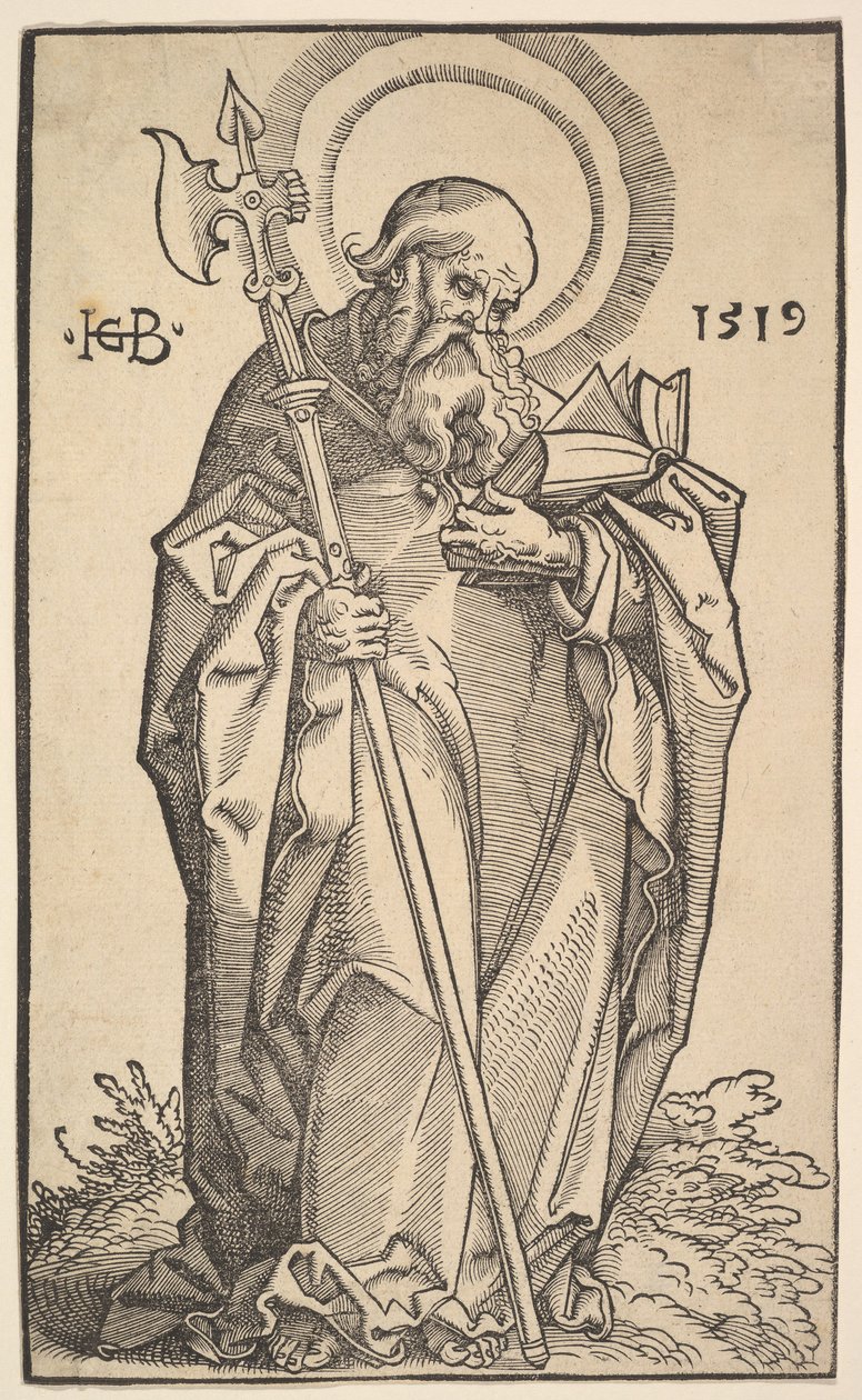 St. Matthew from Christ and the Apostles by Hans Baldung