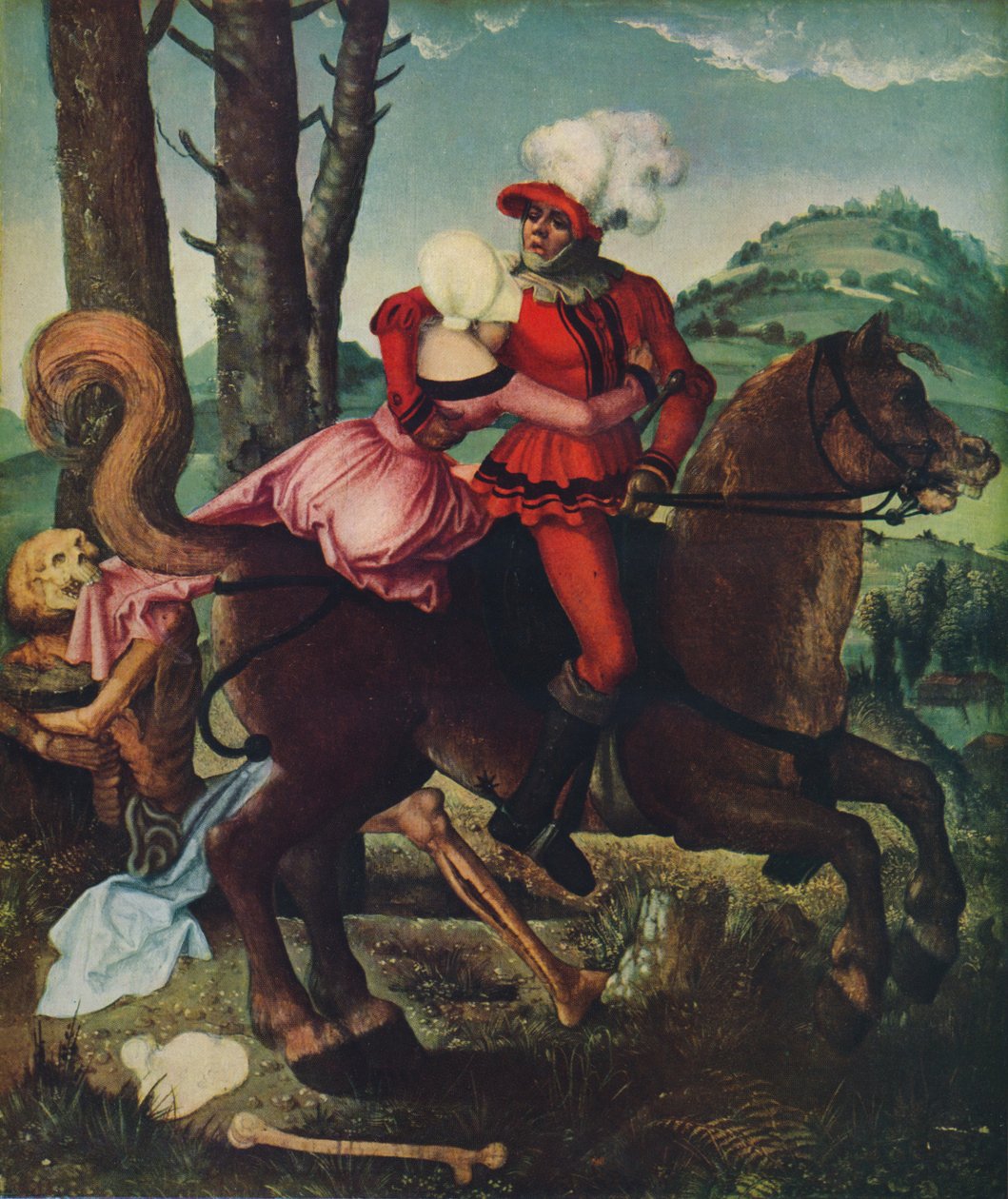 The Knight, the Young Girl and Death, c1510, 1939 by Hans Baldung