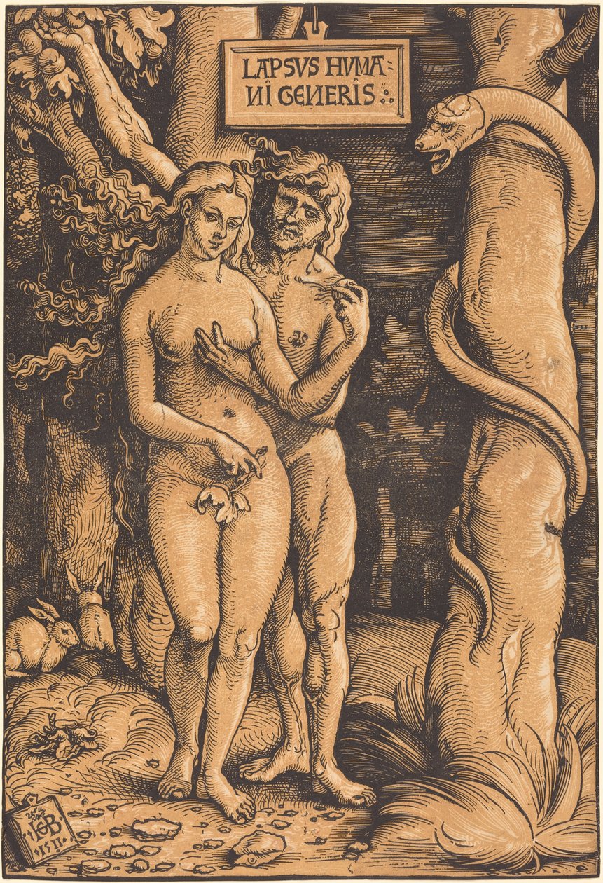 Adam and Eve by Hans Baldung Grien