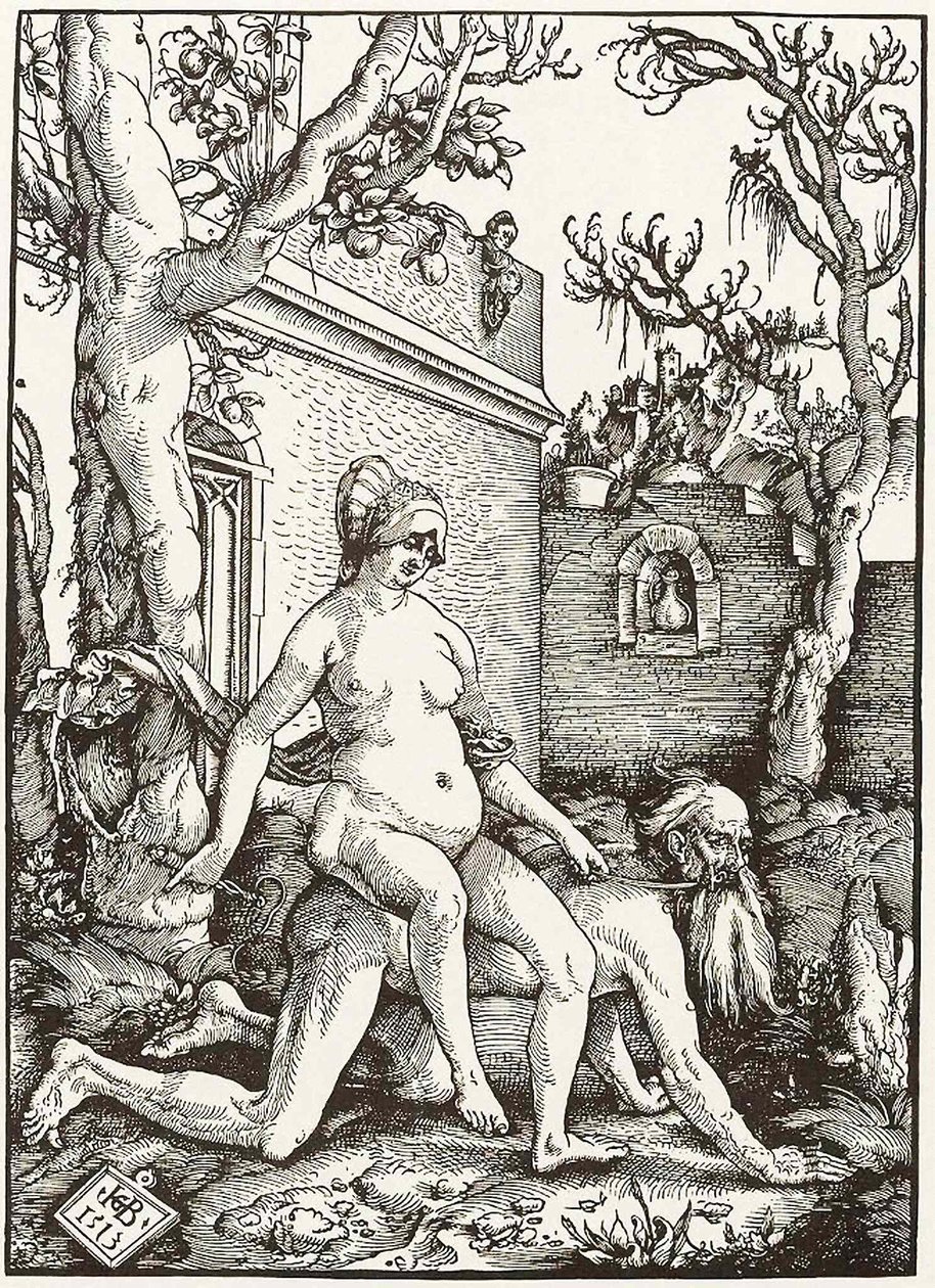 Aristotle and Phyllis by Hans Baldung Grien