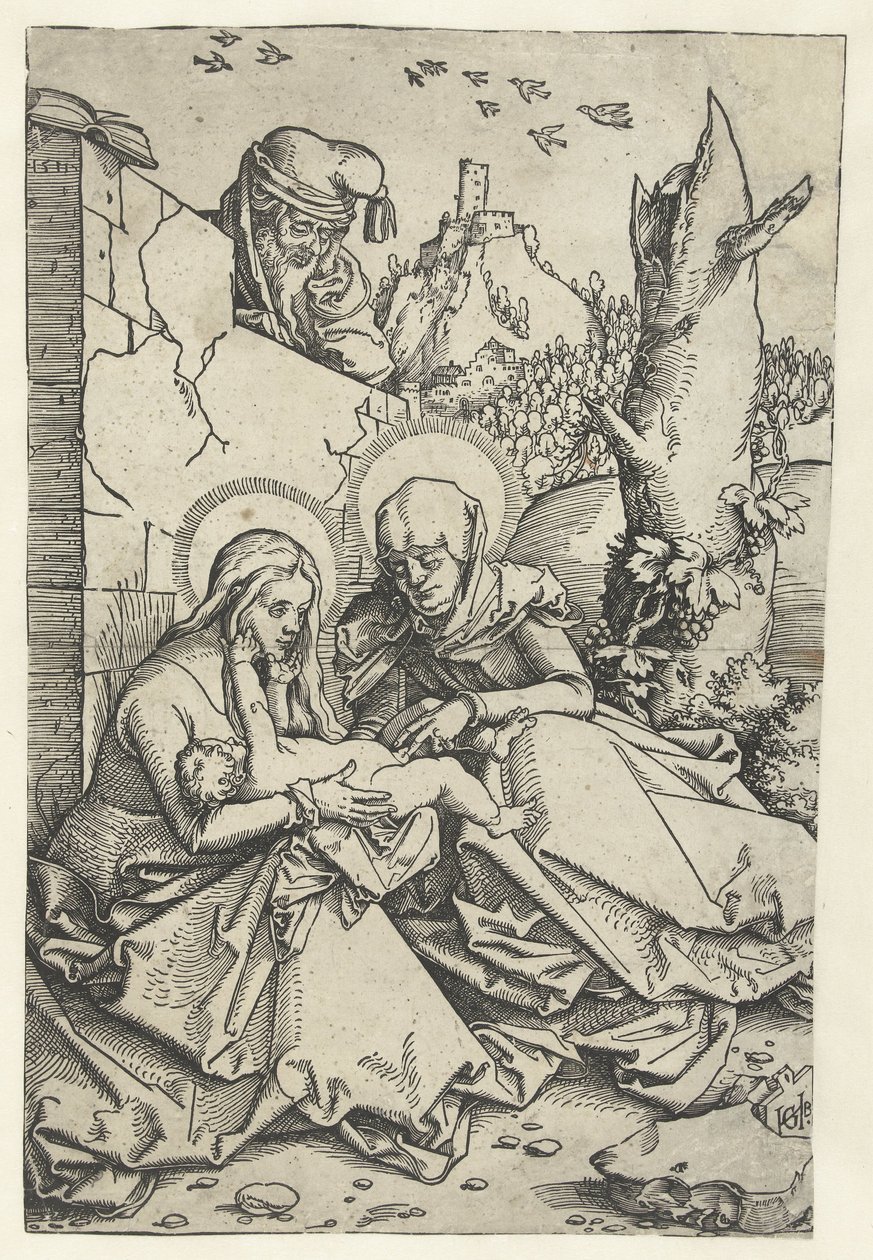 Mary and Child with Anna and Joseph by Hans Baldung Grien