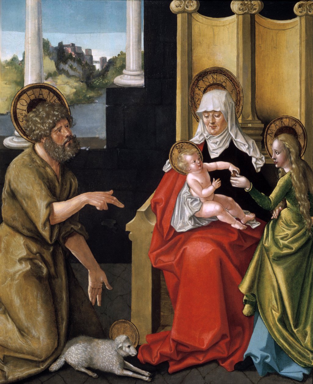 Saint Anne with the Christ Child, the Virgin, and Saint John the Baptist, c1511 by Hans Baldung Grien