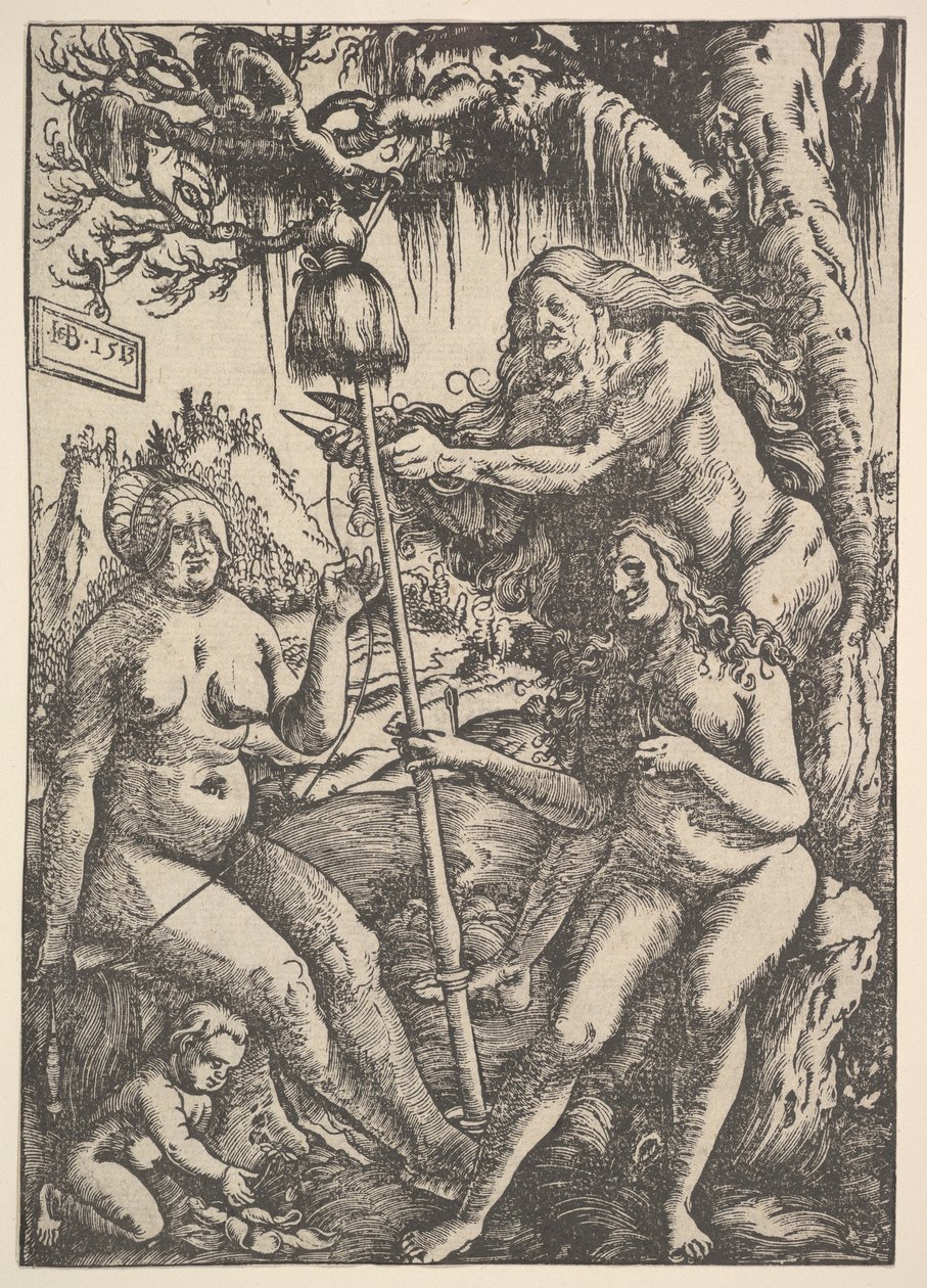 The Three Fates: Lachesis, Atropos and Clotho, 1513 by Hans Baldung Grien