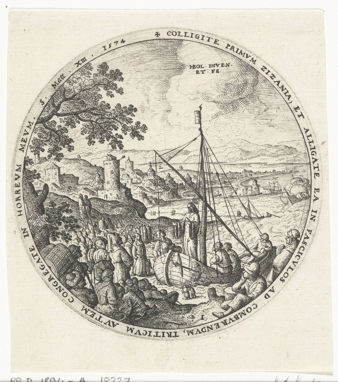Christ Preaching by the Lake by Hans Bol