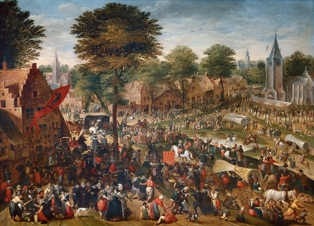 Flemish Kermesse by Hans Bol