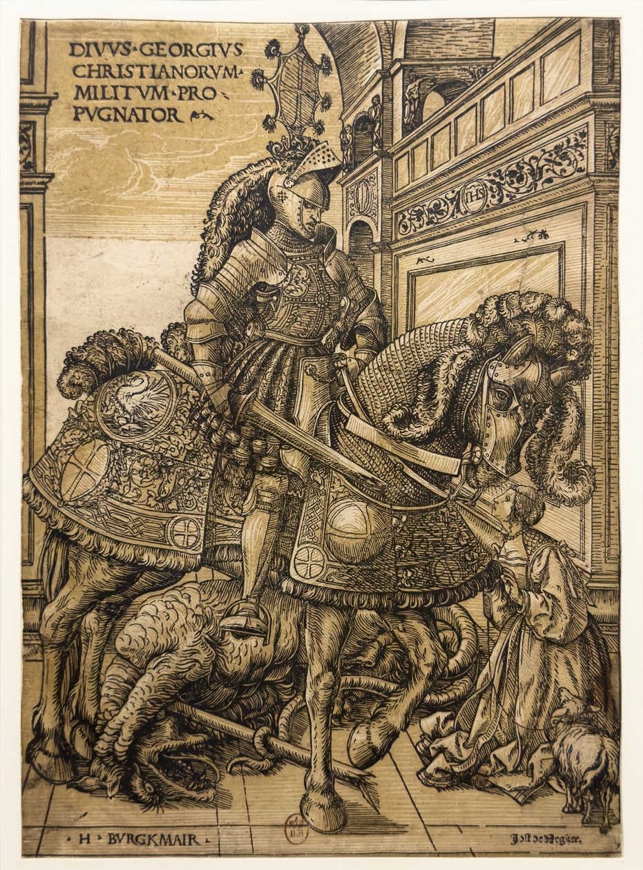 Saint George and the Dragon by Hans Burgkmair