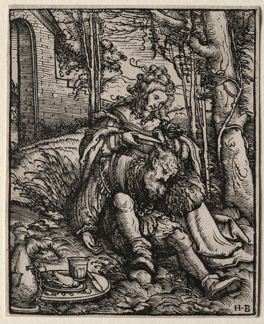 Samson and Delilah by Hans Burgkmair