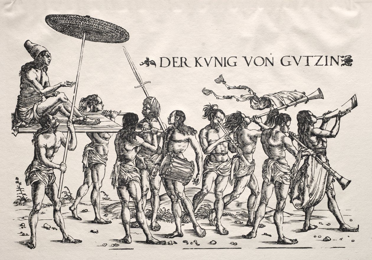 The King of Cochin by Hans Burgkmair