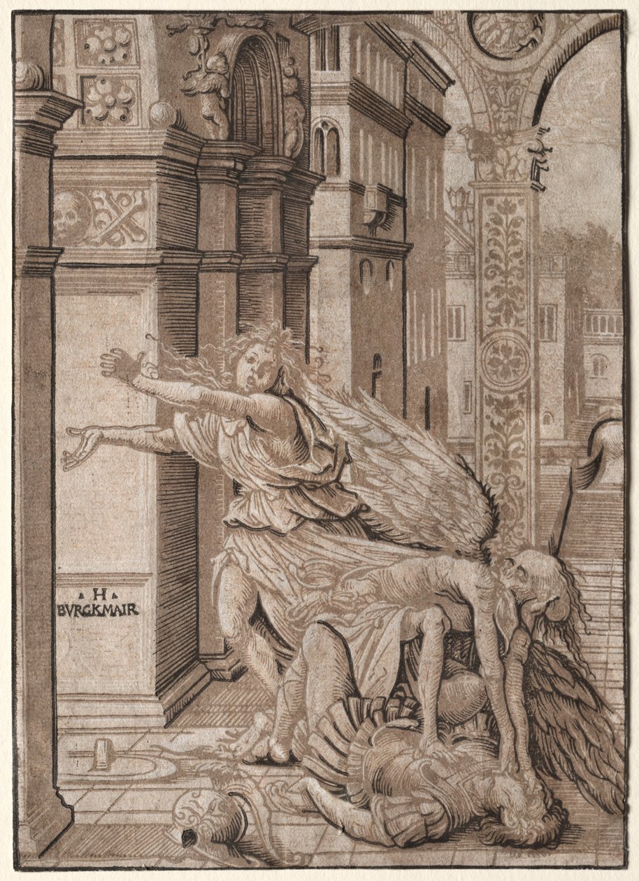 The Lovers Surprised by Death by Hans Burgkmair