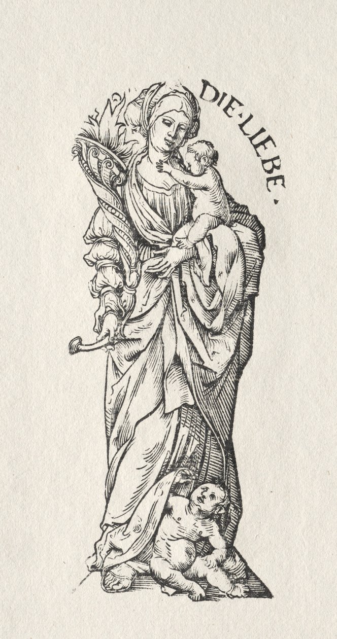 The Seven Virtues: Love by Hans Burgkmair