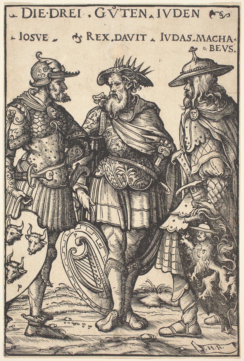 Joshua, David and Judas Maccabaeus by Hans Burgkmair I