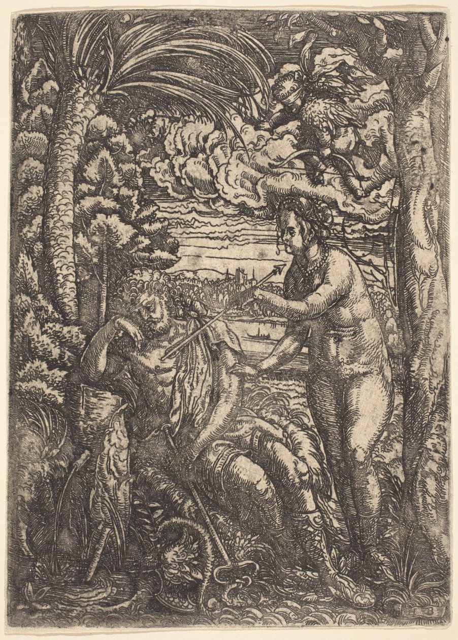 Mercury and Venus by Hans Burgkmair I