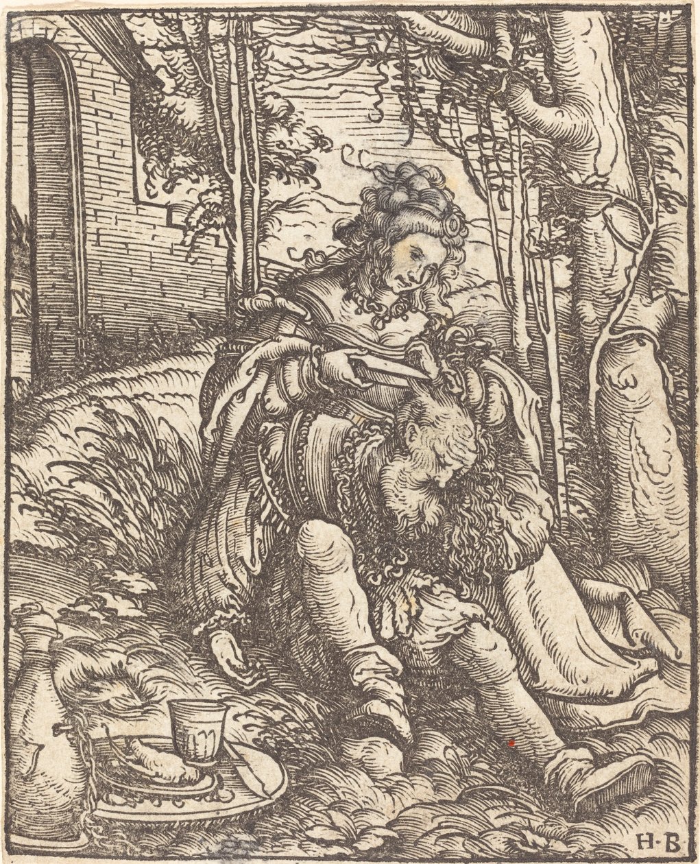 Samson and Delilah by Hans Burgkmair I