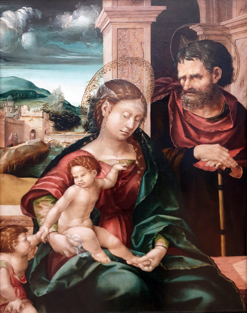 The Holy Family with St. John the Baptist as a Child by Hans Burgkmair the Elder