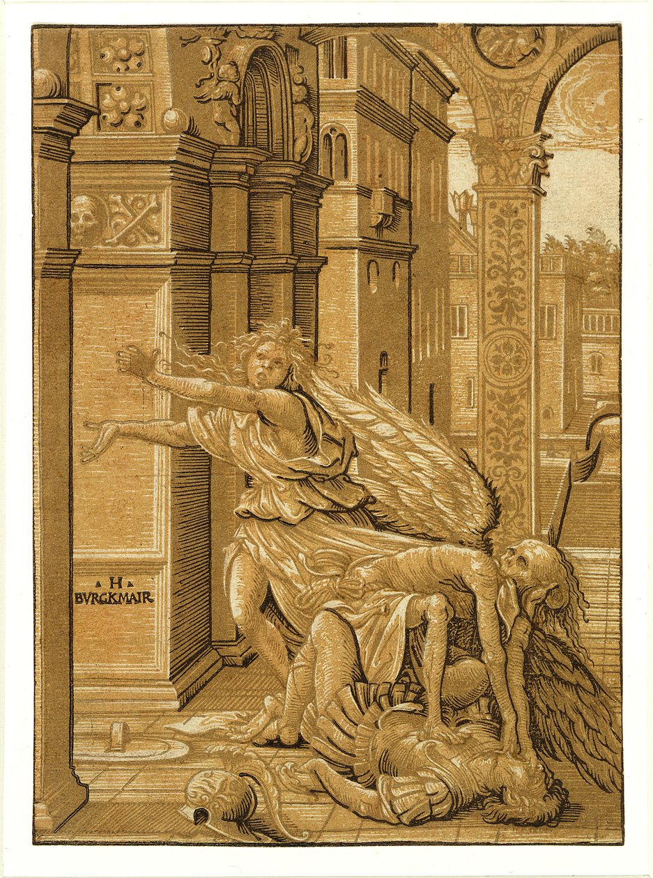 Lovers Surprised by Death by Hans Burgkmair the Elder