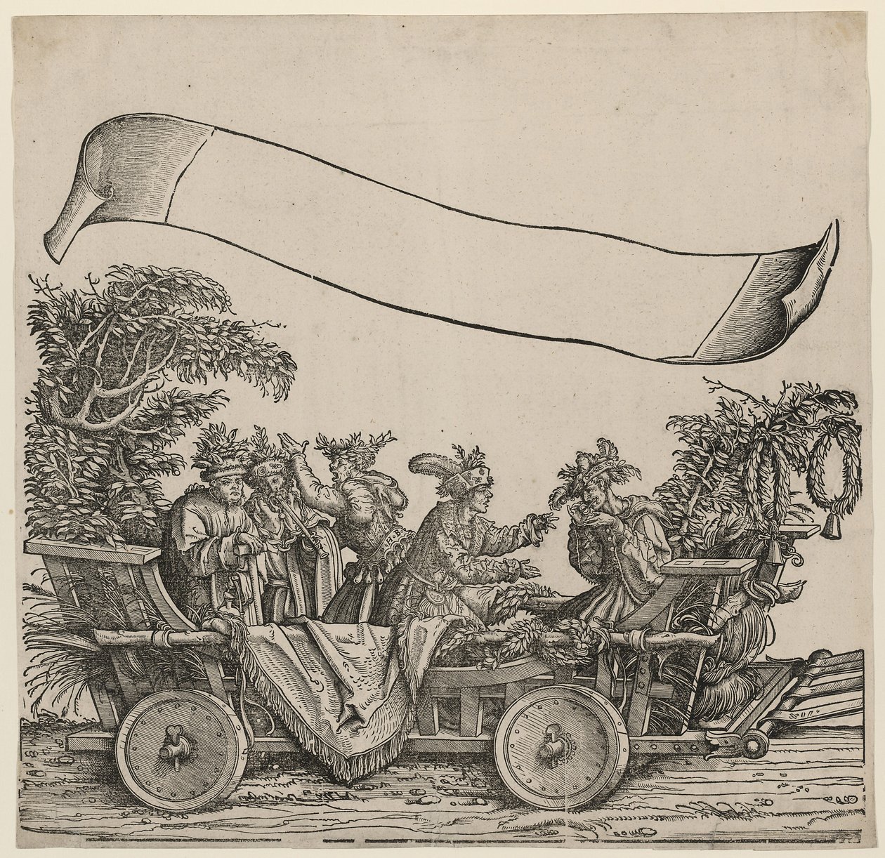 Natural Fools The Triumphal Procession of the Emperor Maximilian I, ca 1515 by Hans Burgkmair the Elder