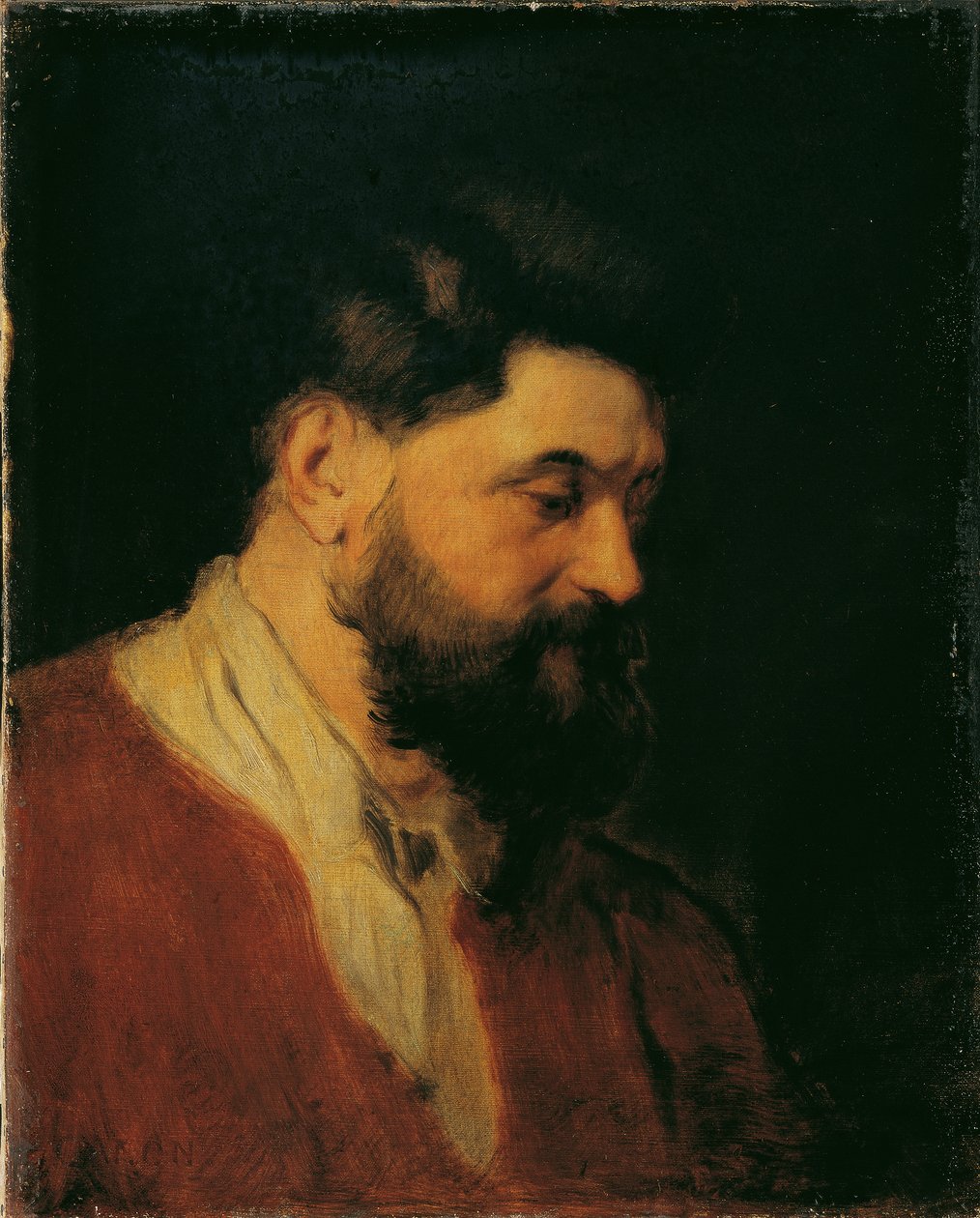 Sailor of the North Pole Expedition (Julius von Payer?) by Hans Canon