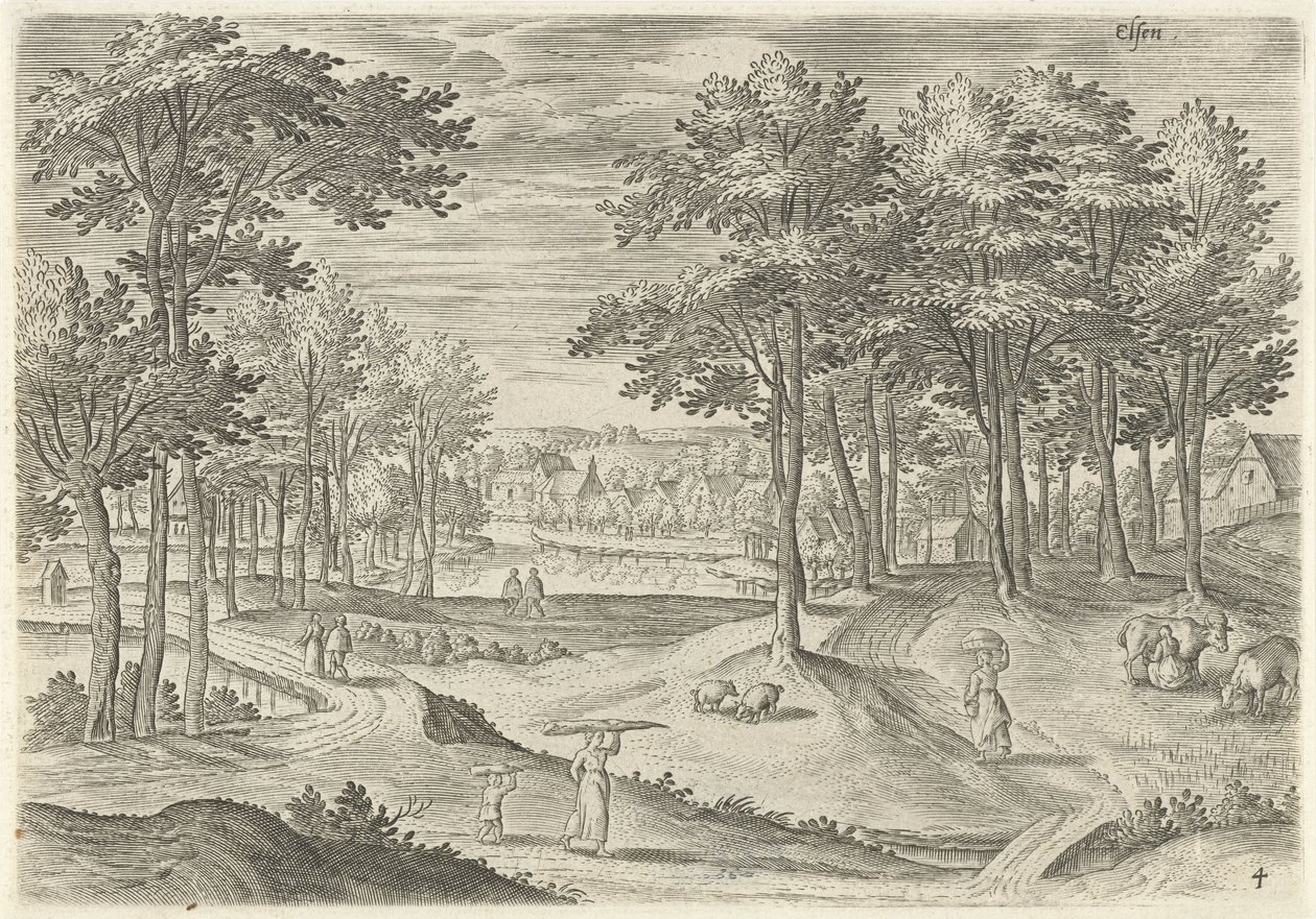 View of Elsene by Hans Collaert (I)