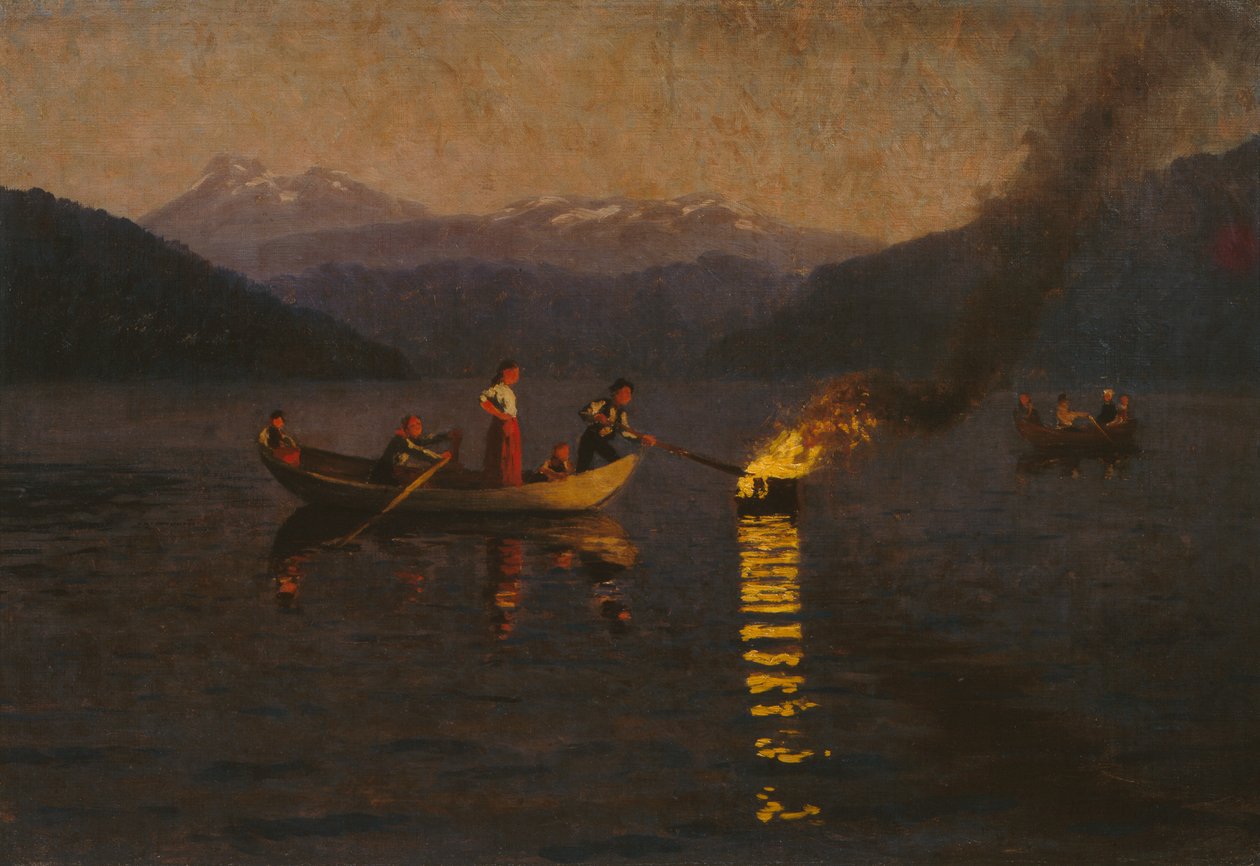 Midsummer Night by Hans Dahl
