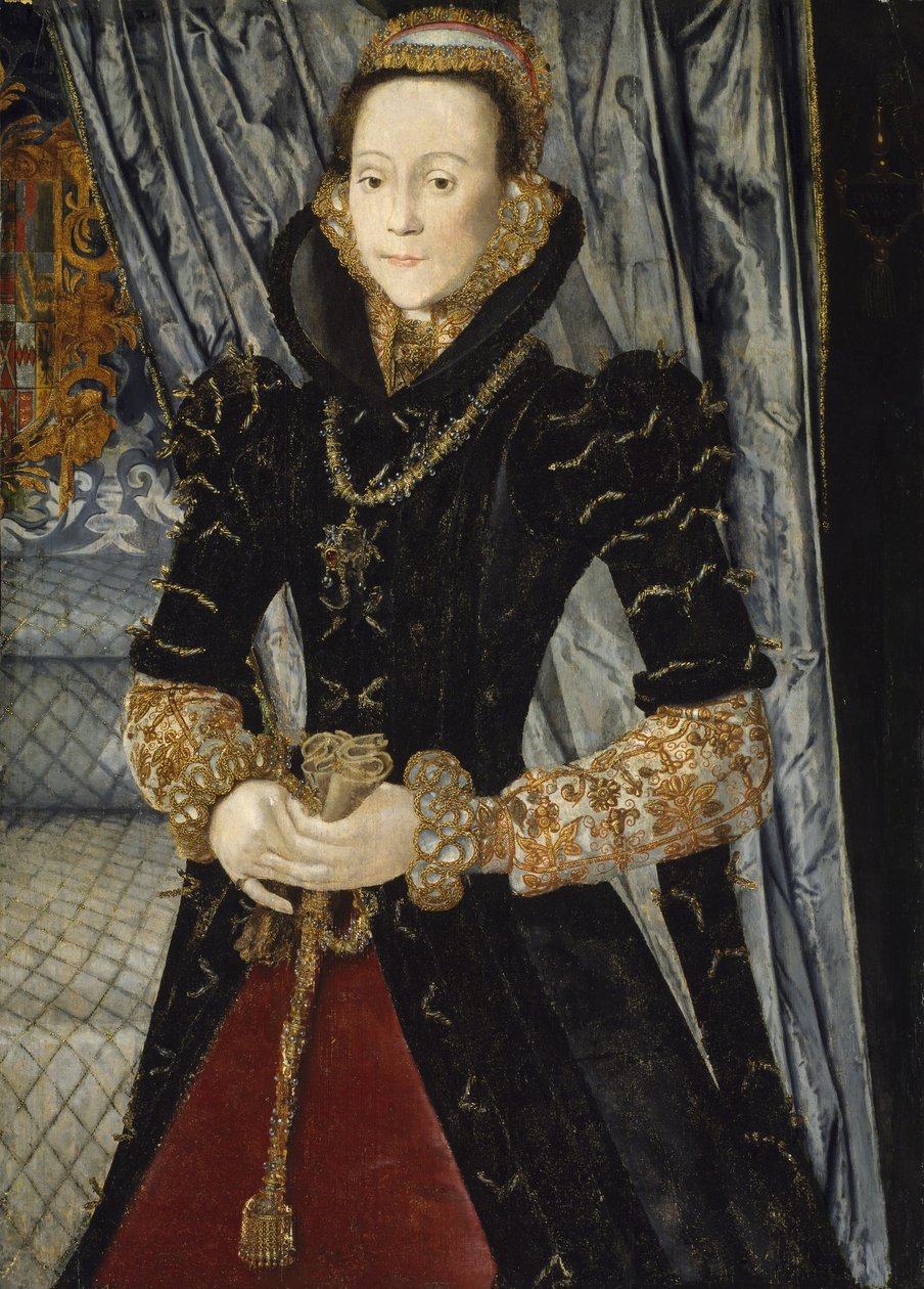 Portrait of a Lady of the Wentworth Family by Hans Eworth or Ewoutsz