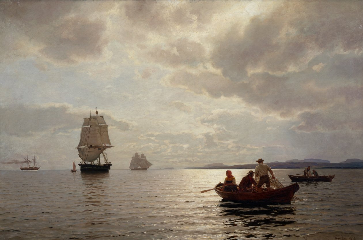 From Oslo Fjord by Hans Gude