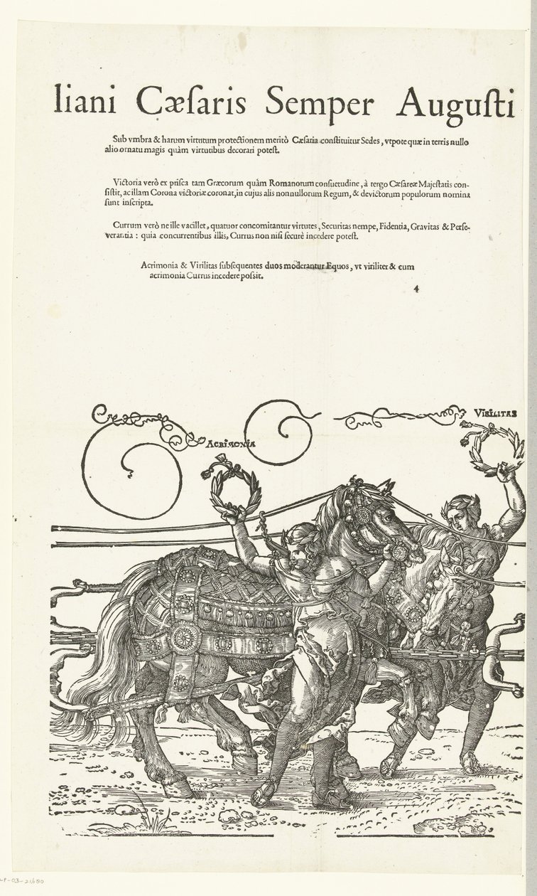 Triumphal Chariot of Emperor Maximilian I (copies after Dürer