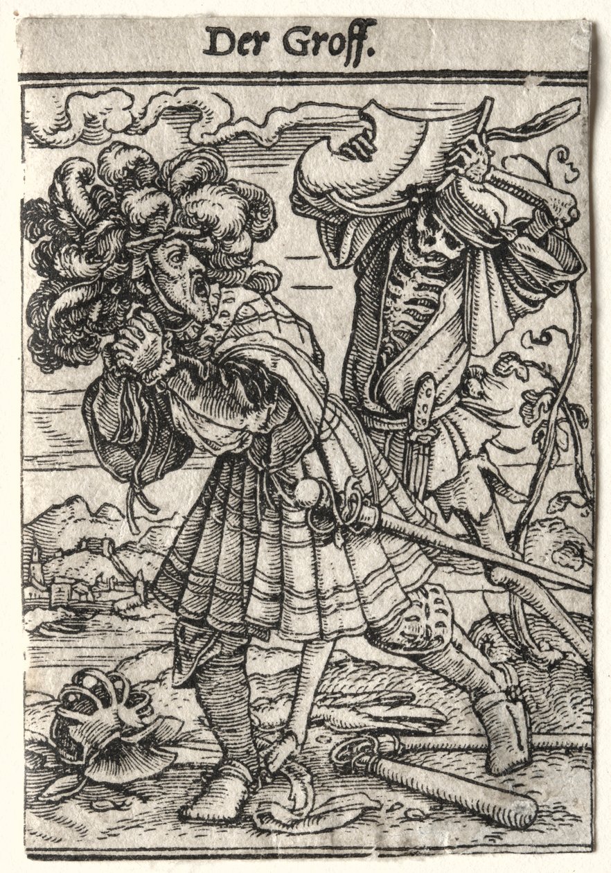 Dance of Death: The Earl, c. 1526 by Hans Holbein