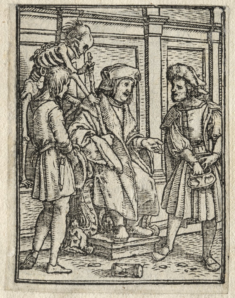 The Dance of Death: The Judge by Hans Holbein