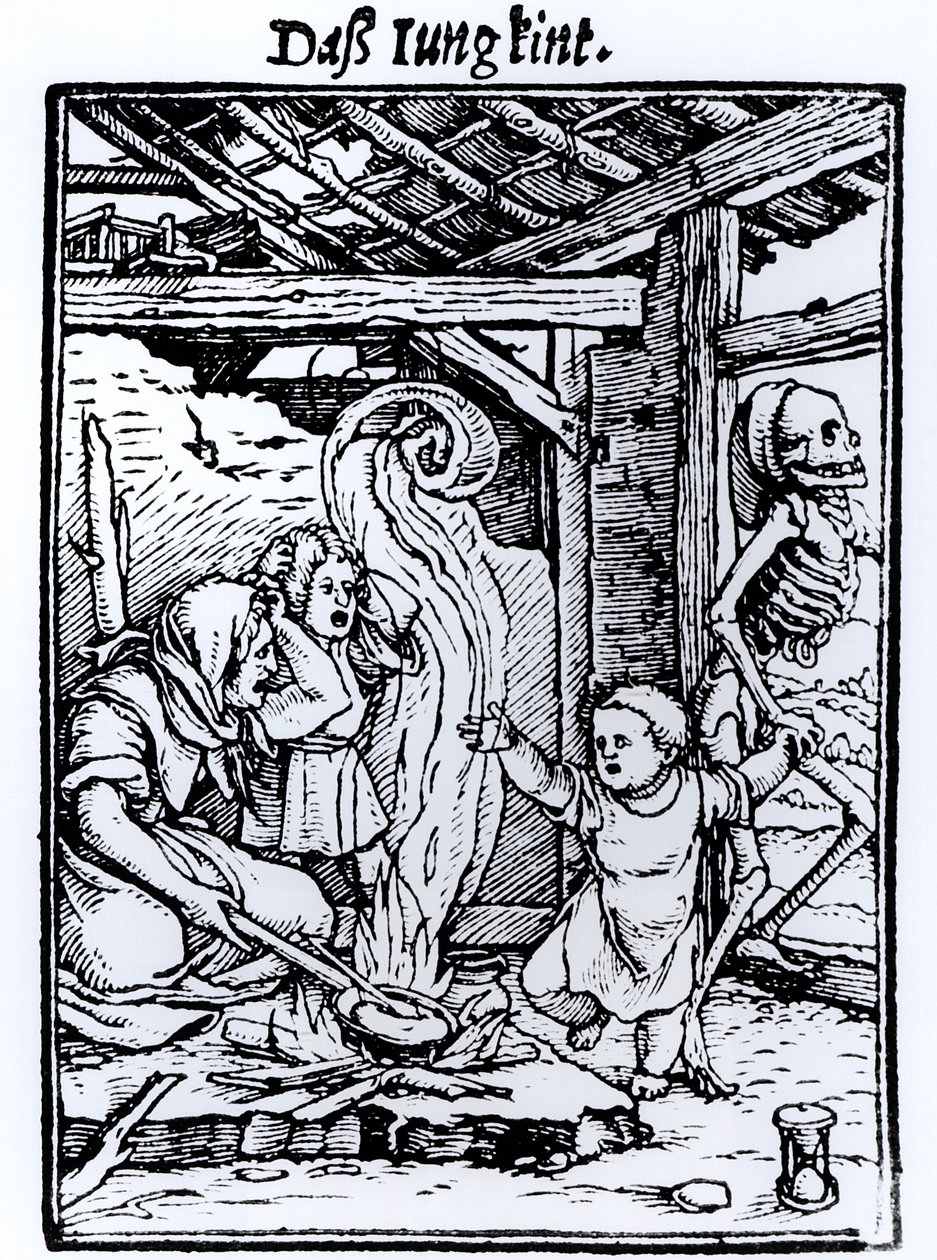 Death Taking a Child, from the 