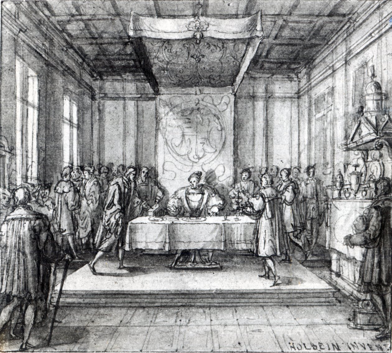 Henry VIII in His Privy Chamber by Hans Holbein der Jüngere