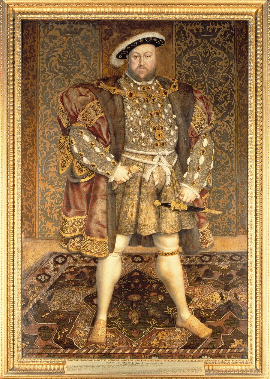 Portrait of Henry VIII by Hans Holbein der Jüngere